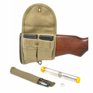 Conjunto de bolsillo de culata y kit de limpieza para M1 Garand de color verde oliva claro
