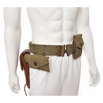 Conjunto de funda M1916 para Colt 1911, cinturón de pistola, bolsillo de primeros auxilios y portacargador