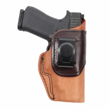 Funda interior IWB de cuero natural con clip de acero
