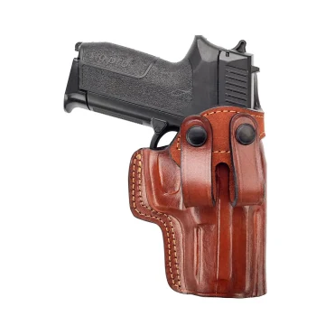 Funda interior IWB de cuero marrón
