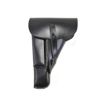 Funda exterior OWB de solapa de cuero negro