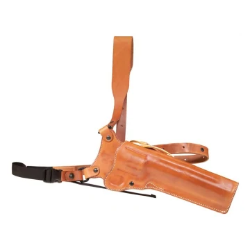 Funda de pecho de cuero para armas cortas de gran calibre