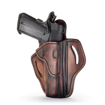 Funda exterior OWB de cuero vintage para 1911