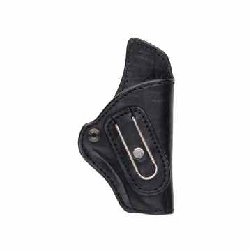 Funda interior IWB clásica de cuero Quietline con clip