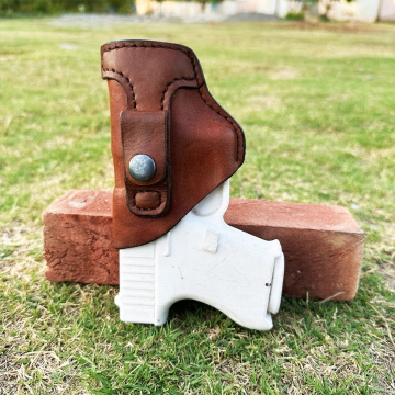 Funda interior IWB de cuero marrón