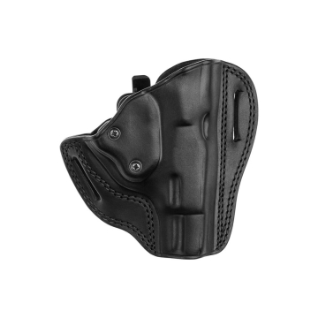 Funda de cuero Sentinel de longitud completa con liberación con el pulgar
