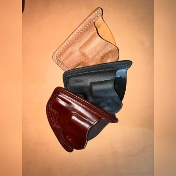 Funda de bolsillo de cuero para Smith & Wesson Bodyguard 2.0