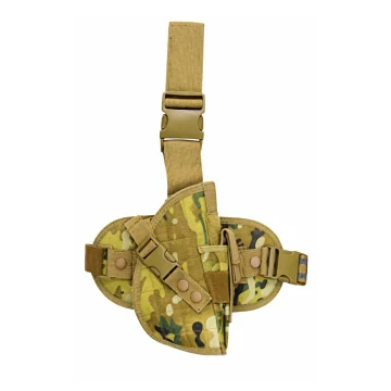 Funda táctica de pernera Multicam con portacargador