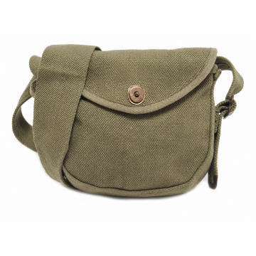 Bandolera para cargador de tambor Thompson de color verde oliva oscuro
