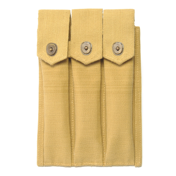 Portacargadores Thompson de tres compartimentos para cargadores de 30 cartuchos de color caqui