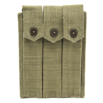 Portacargadores Thompson de tres compartimentos para cargadores de 30 cartuchos de color verde oliva claro