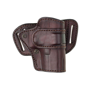 Funda Trailguard con boca del cañón cubierta, trabilla para cinturón y retención por muelle