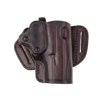 Funda Trailguard con boca del cañón cubierta, trabilla para cinturón y liberación con el pulgar