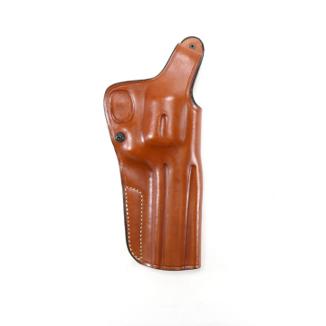 Funda exterior OWB de cuero de dos posiciones para revólver con cierre de pulgar