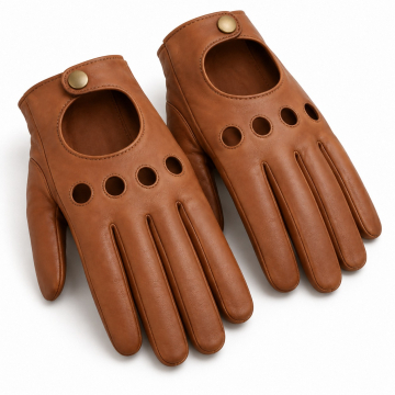 Guantes de conducir de piel sin forro - Vista completa del producto