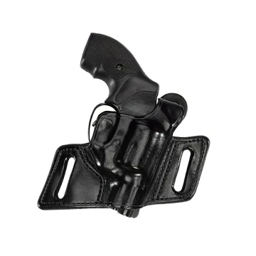 Funda negra de paso de cinturón para revólver White Lightning modelo 133