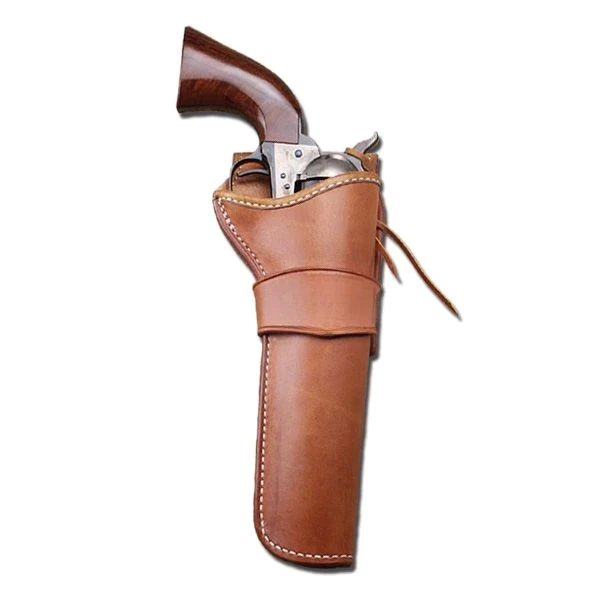 Funda de cuero Rooster de extracción recta o porte cruzado para revólveres de acción simple - Vista 2