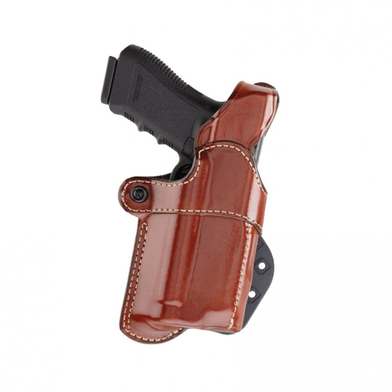 Funda de pala de cuero marrón Nightguard compatible con linterna - Vista 3