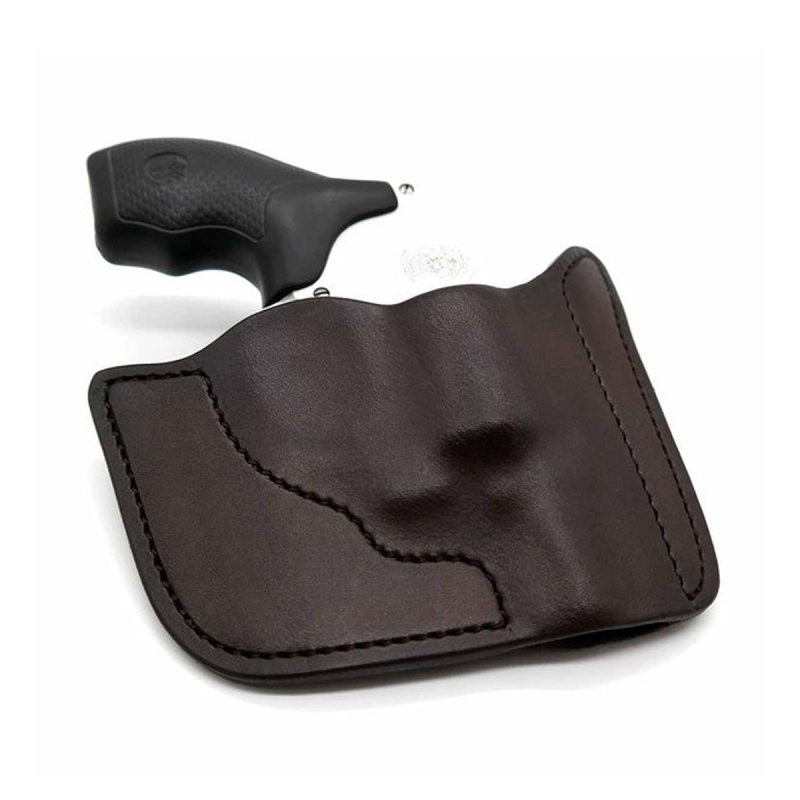 Funda de bolsillo de cuero marrón Bandicoot - Vista 14