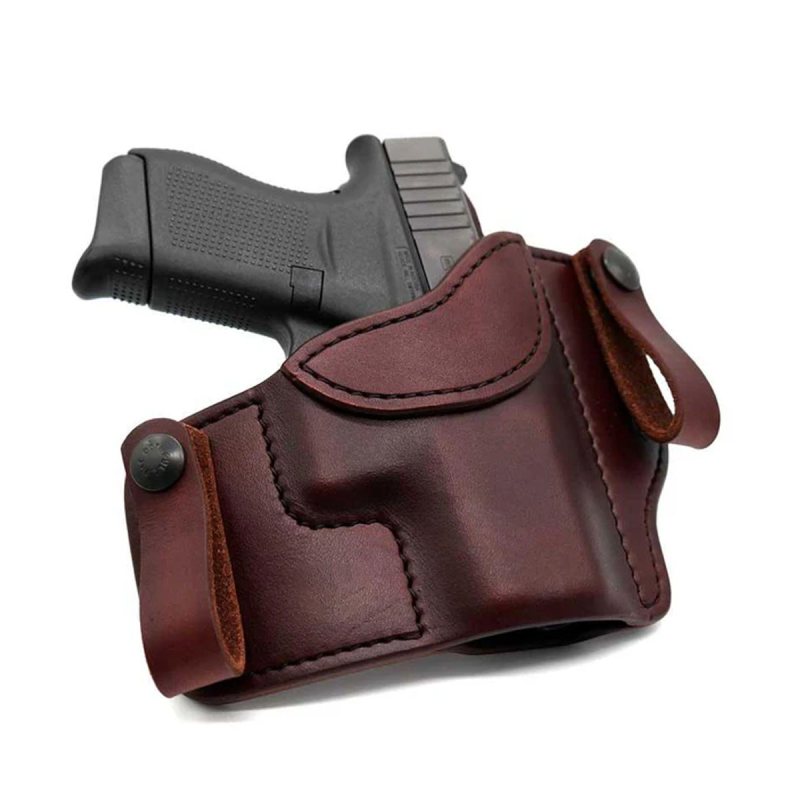 Funda interior IWB de cuero burdeos Banshee - Vista 2