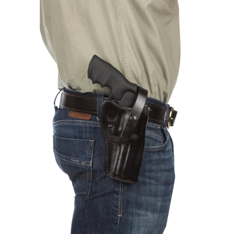 Funda de cadera de cuero negro Alaska Hunter - Vista 4
