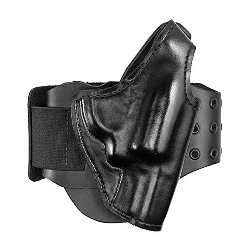 Funda de tobillo de cuero negro BootLock - Vista 2