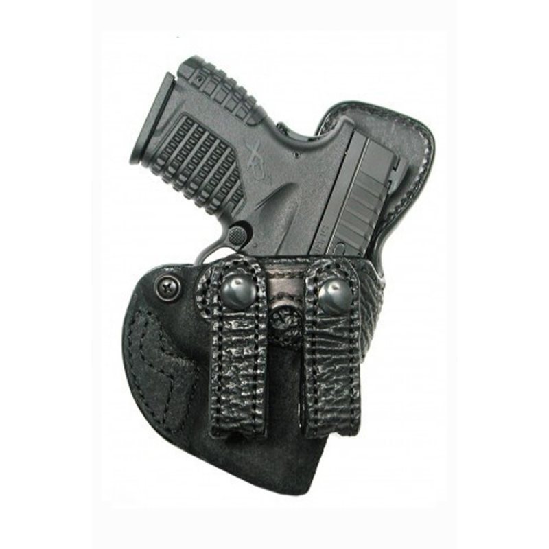 Funda interior IWB de cuero negro con dos correas de broche - Vista 5