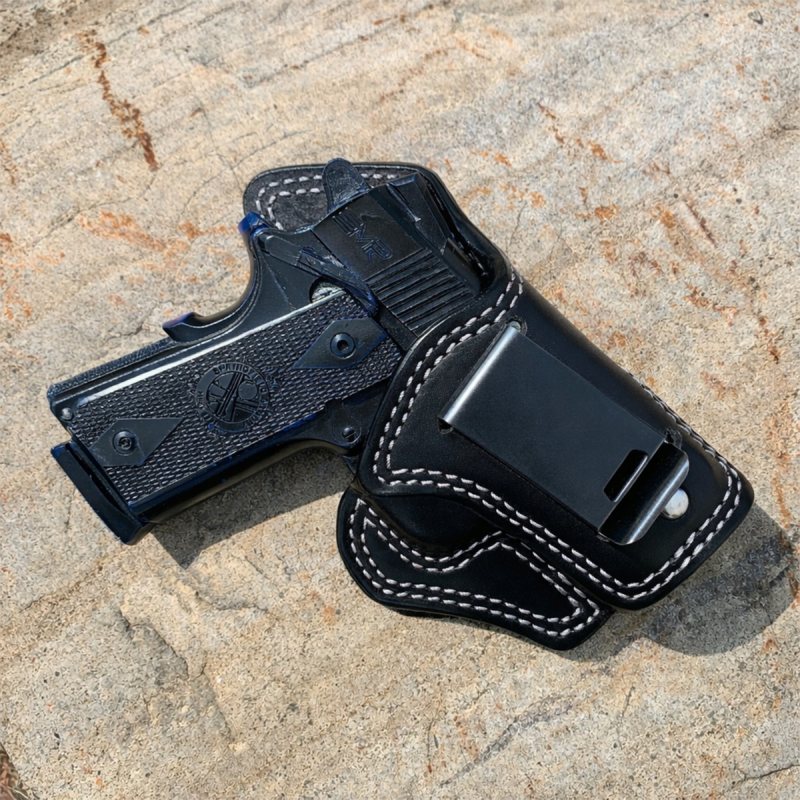 Funda interior IWB de cuero negro con inclinación de 10 grados - Vista 3