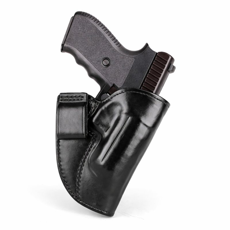 Funda interior IWB de cuero negro con protector posterior ampliado - Vista 9
