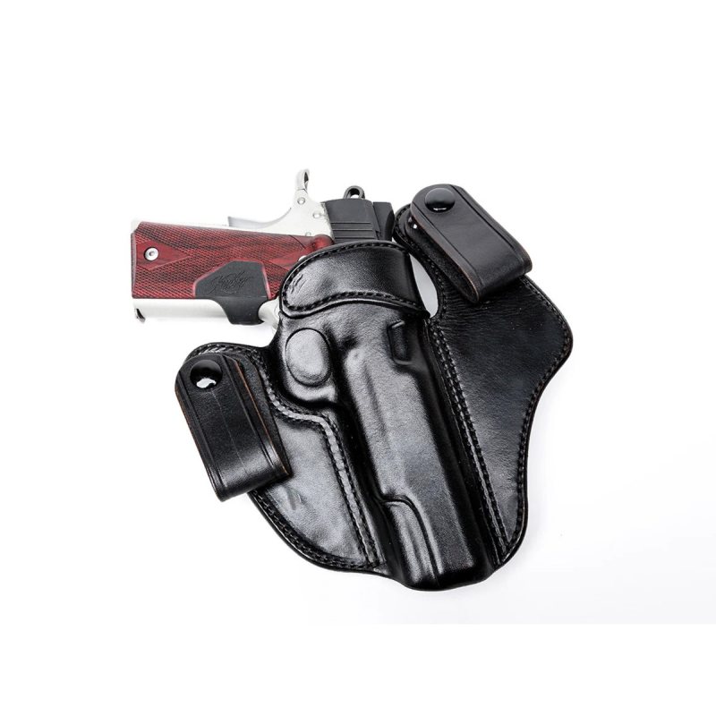 Fundas interiores IWB de cuero negro con trabillas de broche - Vista 5
