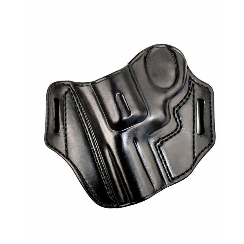 Funda exterior OWB de cuero negro con dos ranuras para porte oculto - Vista 9