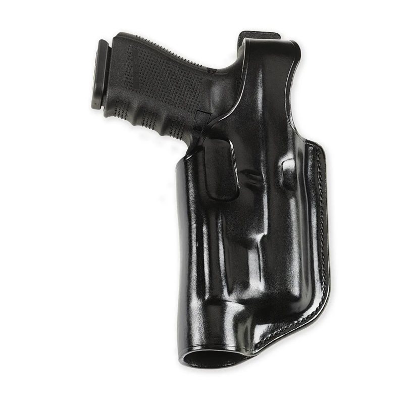 Funda exterior OWB de cuero negro compatible con linterna - Vista 3