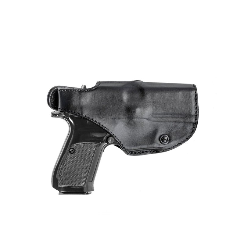 Funda exterior OWB de cuero negro para revólver - Vista 19