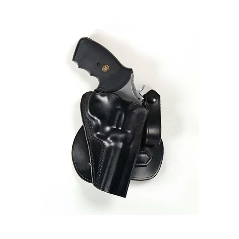 Funda de pala reforzada de cuero negro - Vista 2