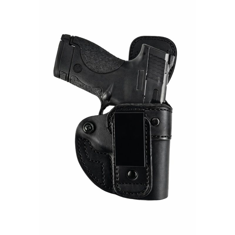 Funda interior IWB de cuero negro apta para camisa por dentro - Vista 1