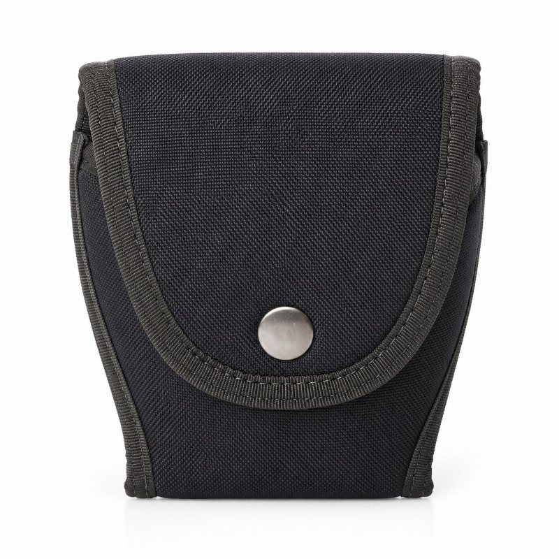 Black Nylon Handcuff Belt Pouch - closed front view