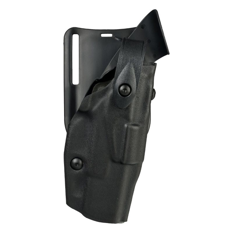 Funda de servicio negra de cinturón de porte bajo con retención de nivel tres - Vista 2