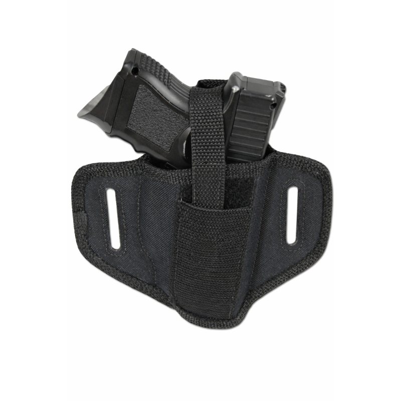 Funda de caza tipo pancake de nailon negro - Vista 2