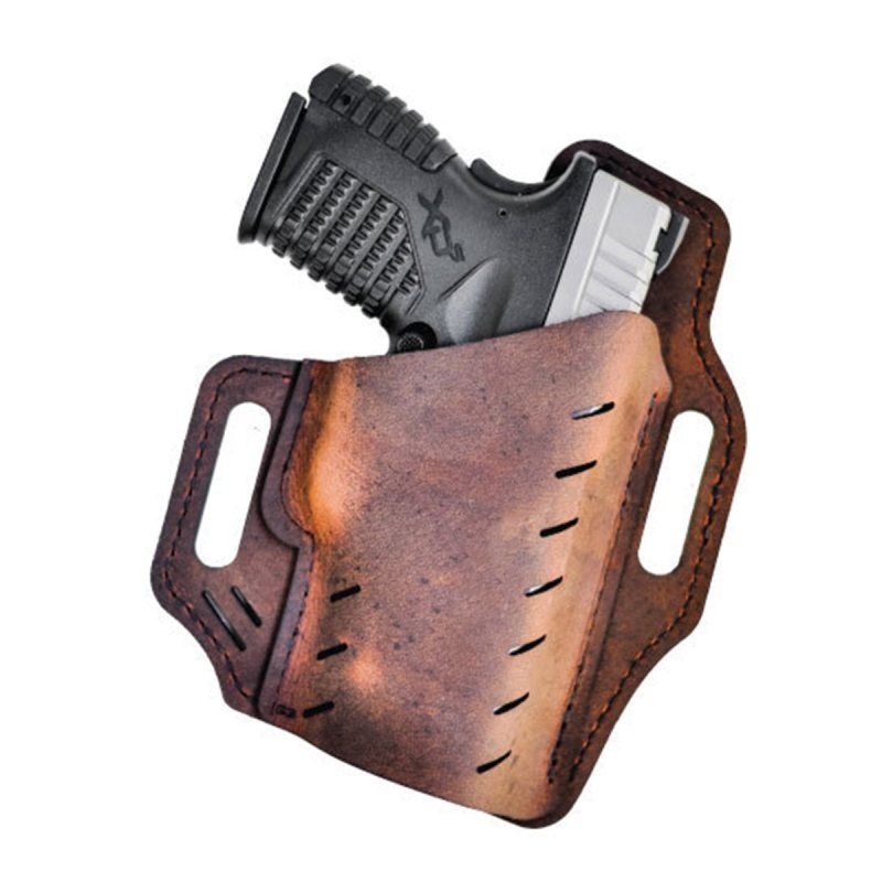 Funda exterior OWB de cuero marrón con ventilación flexible - Vista 23