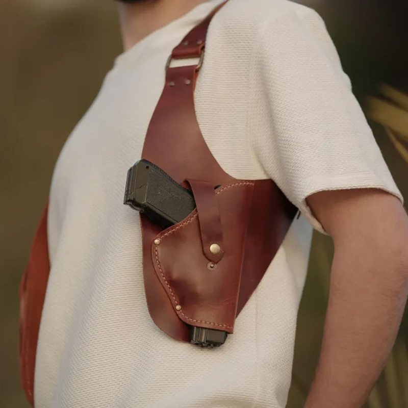 Funda de hombro con correa de cuero para 1911 - Vista 7