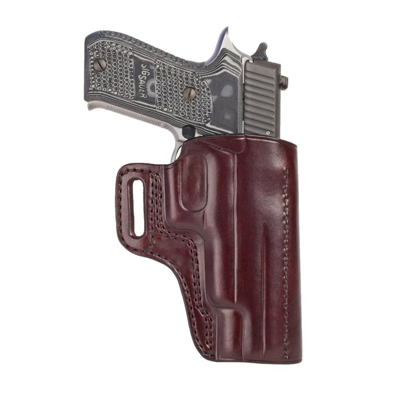 Funda deportiva exterior OWB de cuero burdeos - Vista 13