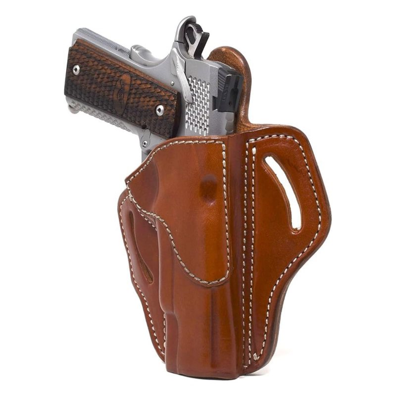 Funda exterior OWB de cuero marrón Classic para 1911 - Vista 1