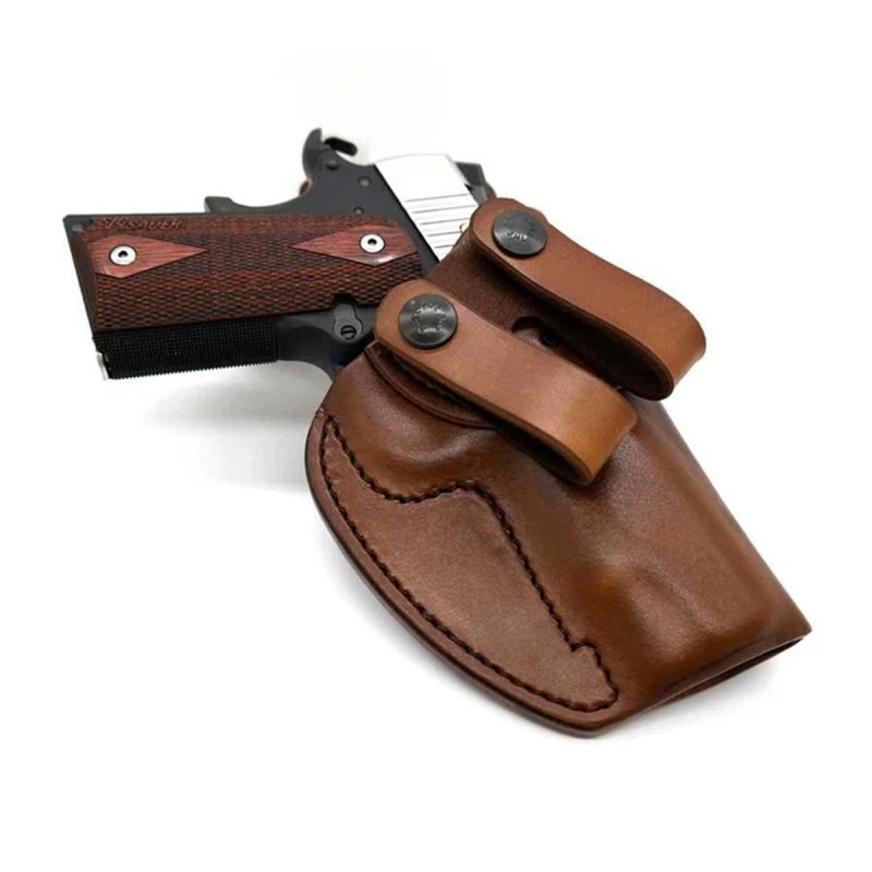 Funda interior IWB de cuero marrón Wright Closer - Vista 2