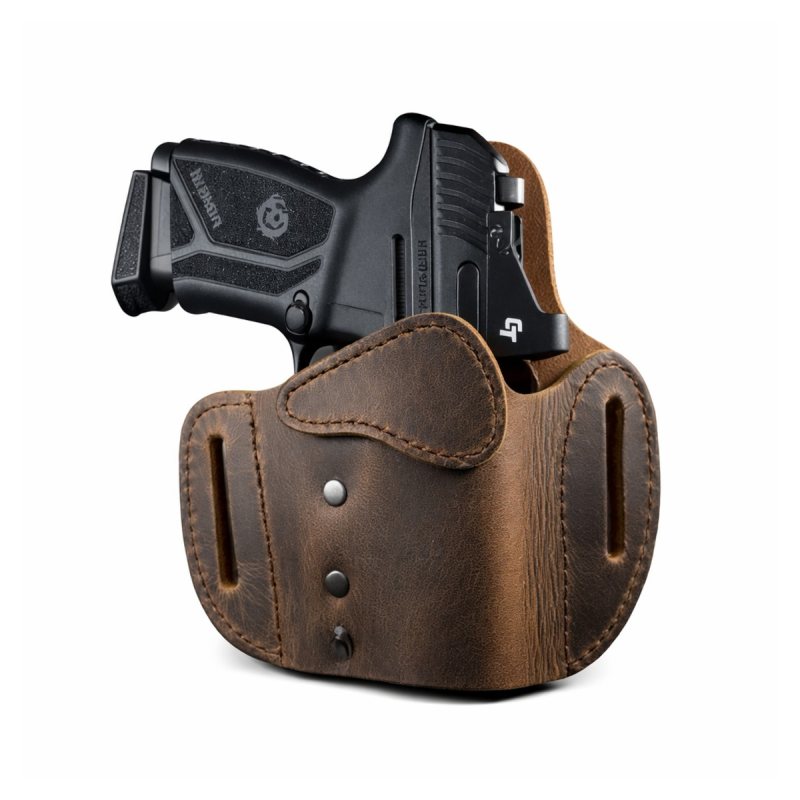 Funda exterior OWB Lock Leather marrón envejecido - Vista 1