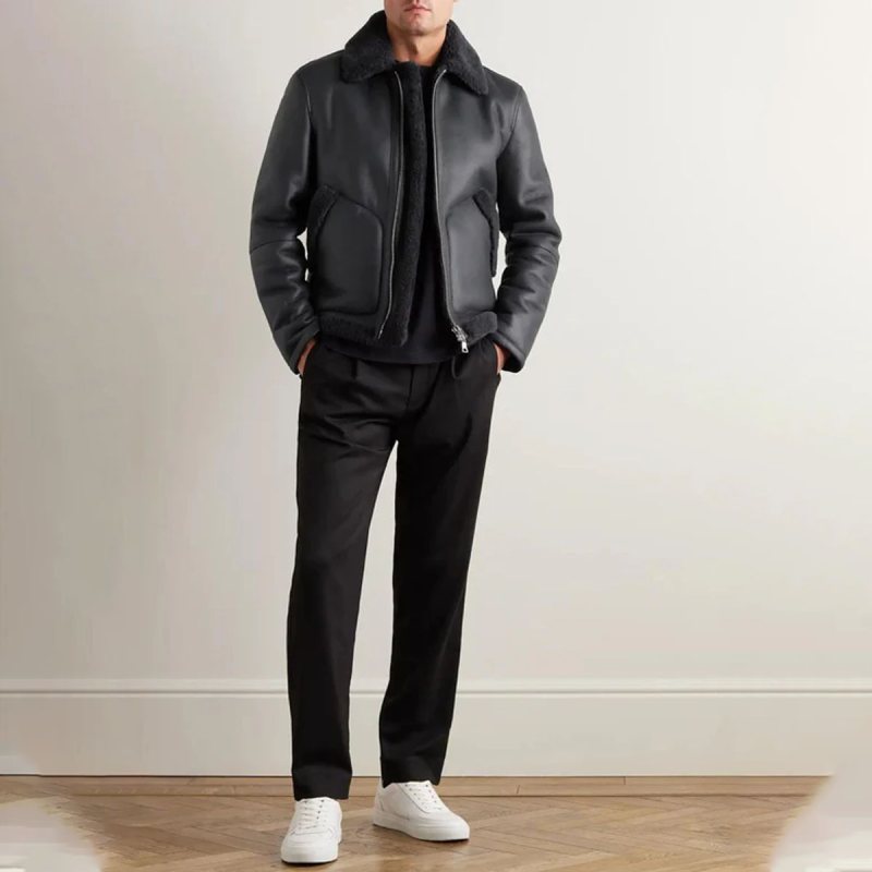 Chaqueta de polipiel Sherpa - Vista 8