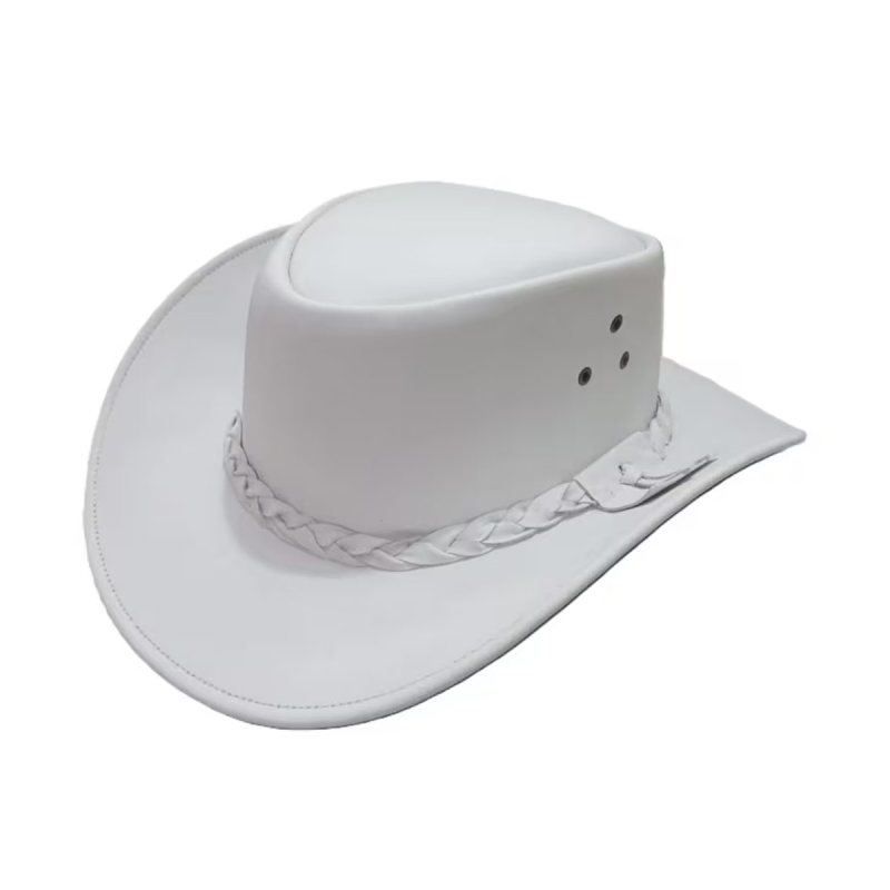 Sombrero de vaquero de cuero transpirable con ojales - Vista 34