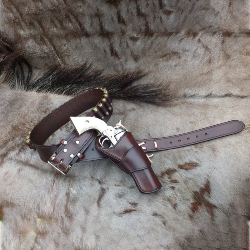 Equipo western El Dorado de estilo John Wayne con funda y cinturón cartuchera - Vista 3