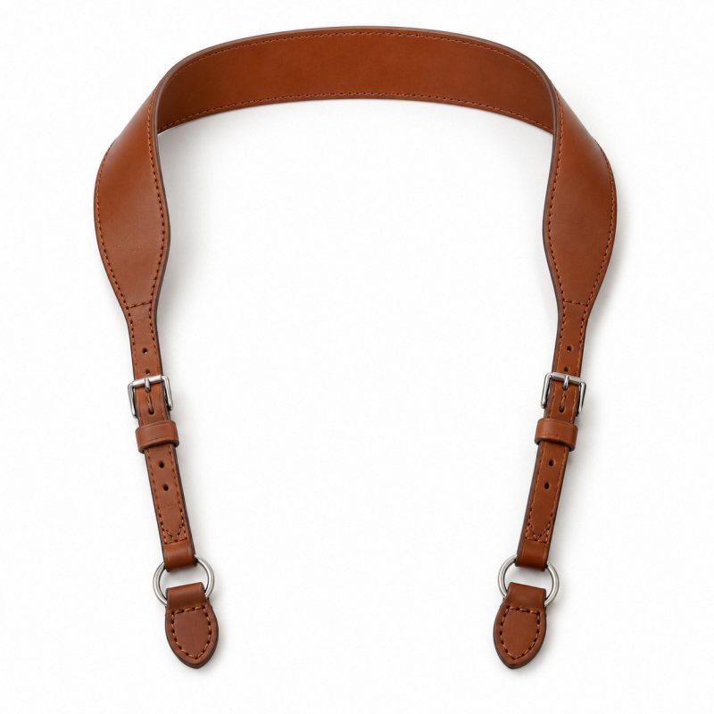 Correa de cuello de piel para cámara - Vista completa del producto