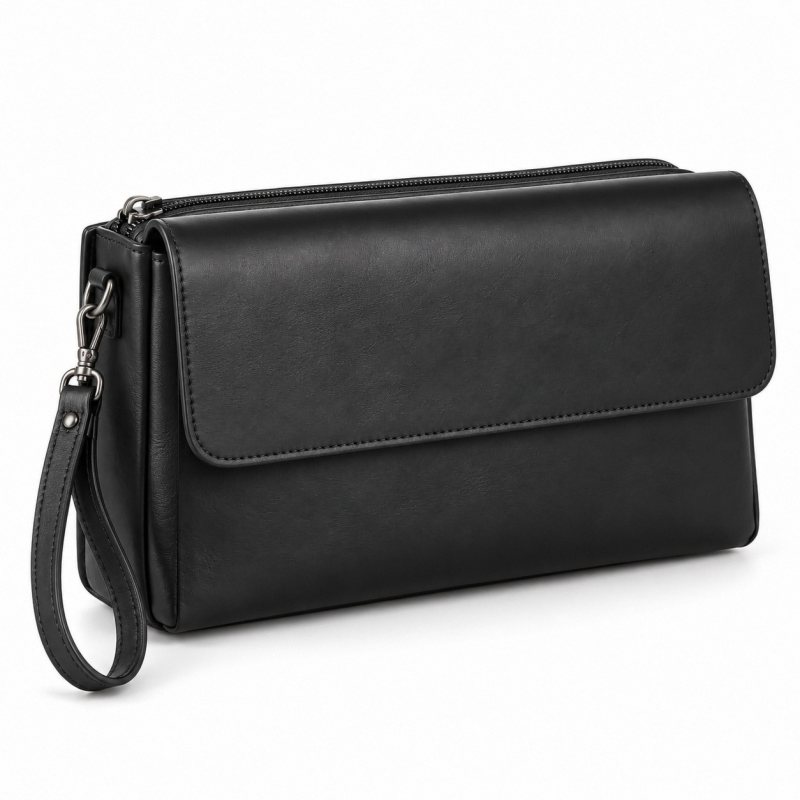 Bolso de mano de piel para porte oculto - Vista completa del producto