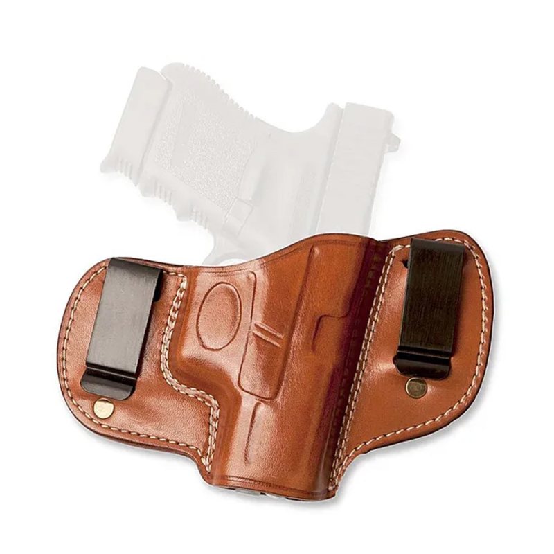 Funda interior IWB de cuero con dos clips y recorte para óptica - Vista 6